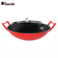 iron casting pan gas cooker CHINESE WOK